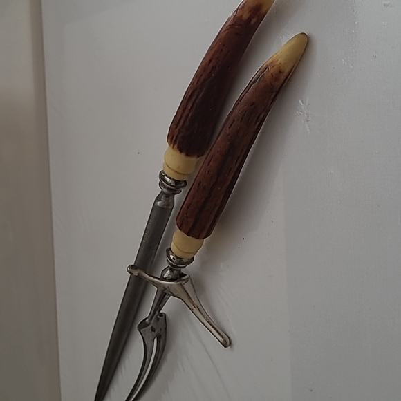 Vintage carving Roast fork and knife sharpener - Picture 2 of 8